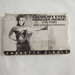 Lita Ford & Ozzy Osbourne – Close My Eyes Forever Cassette Single (1989)